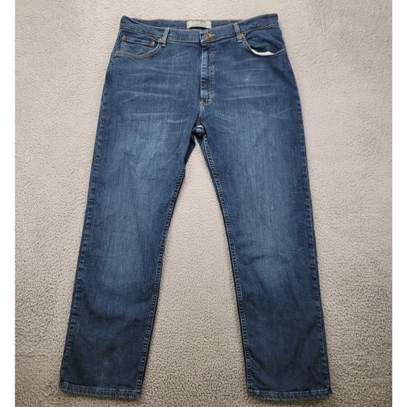 Wrangler Other - Wrangler Jeans Mens 38x30 Blue Denim ZM100TW Straight‎ Fit Medium Wash
